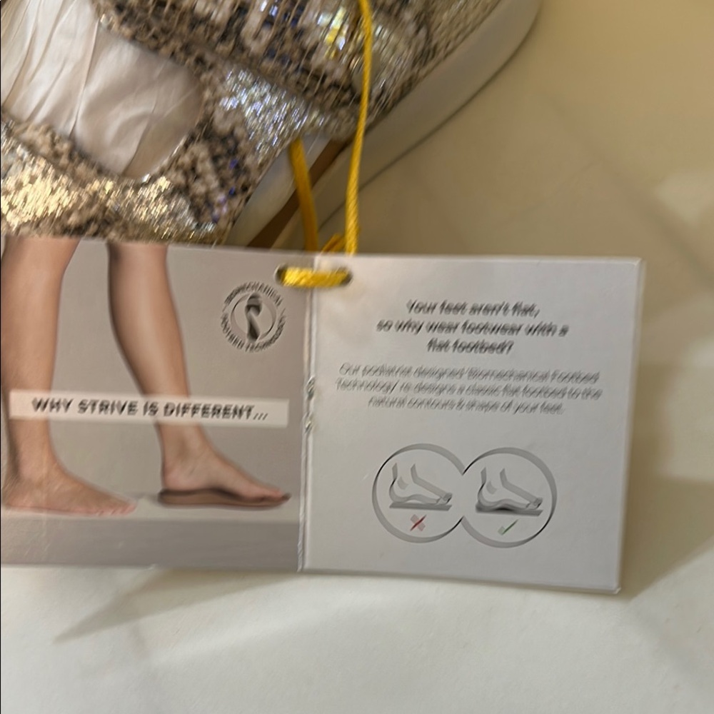 New in box Silver Sandals with Wide Strap - Picture 9 of 10